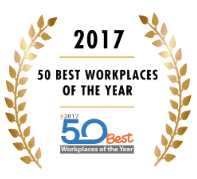 2017 50 Best Workplaces of the Year award
