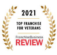 2021 Franchise Business Review Top Franchise for Veterans award