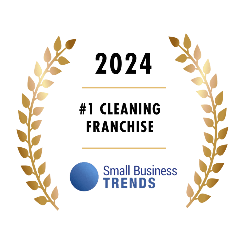 2024 #1 Cleaning Franchise award from Small Business Trends