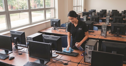 Library & Computer Lab Cleaning