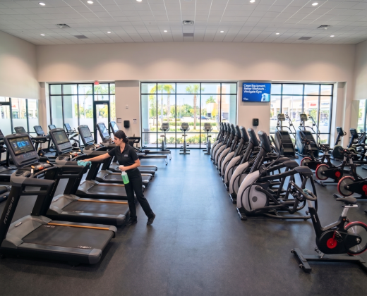 Gym Floor & Equipment Cleaning